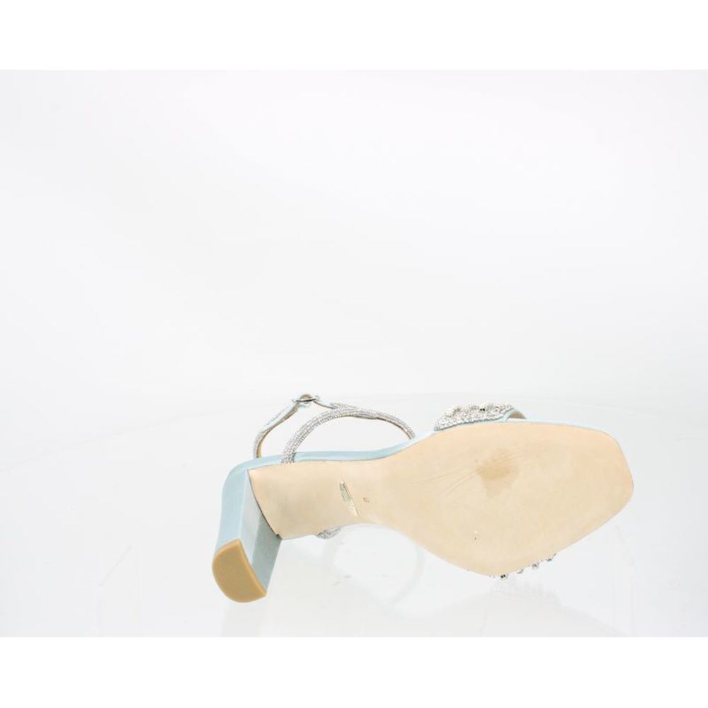 Badgley Mischka Womens Kari Blue Ankle Strap Heels Size 8 Medium (B, M)! - Picture 4 of 4